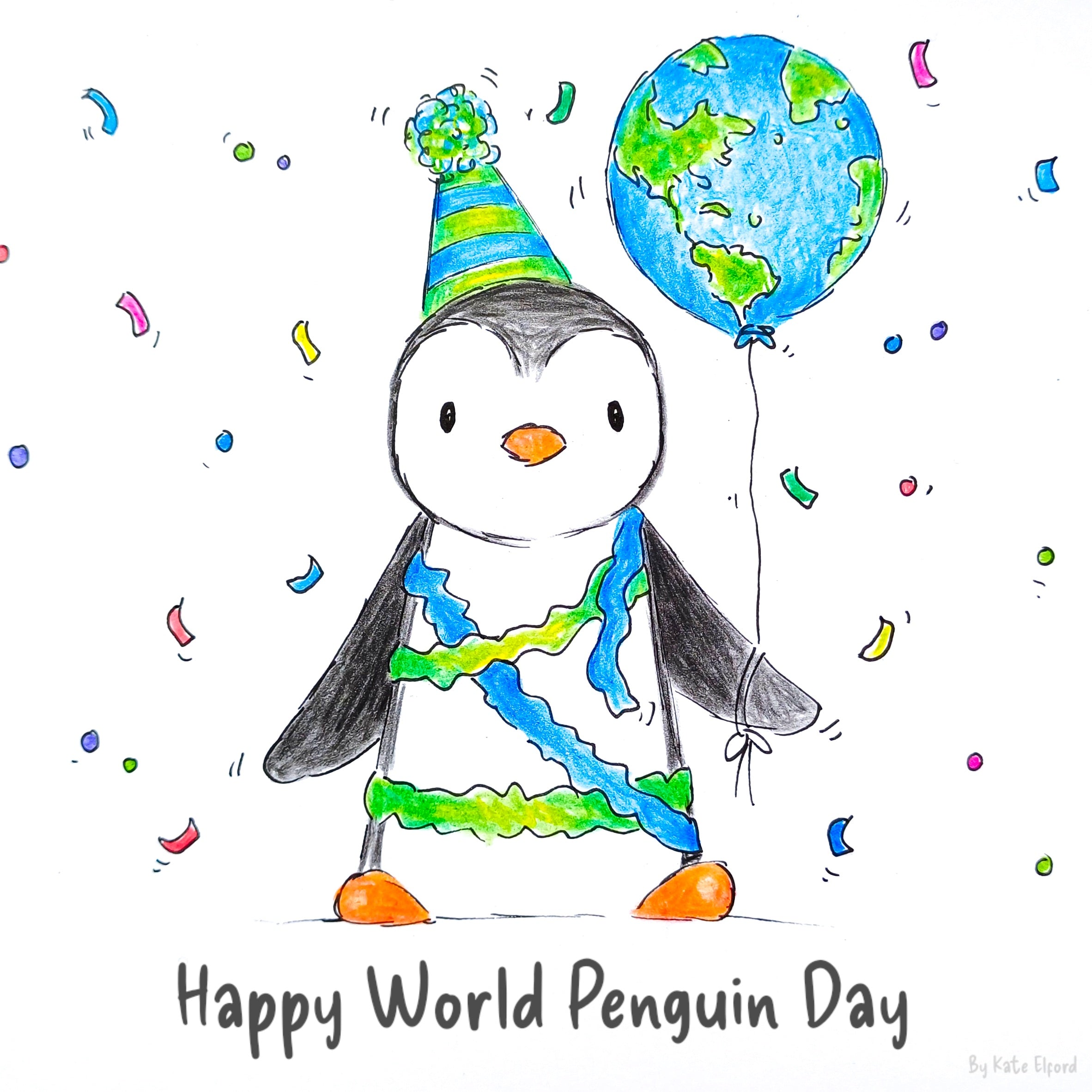 World Penguin Day by Kate Elford