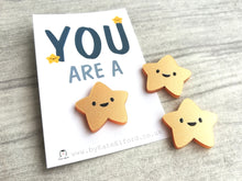 Load image into Gallery viewer, You are a star gold acrylic magnet
