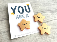 Load image into Gallery viewer, You are a star gold acrylic magnet