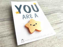 Load image into Gallery viewer, You are a star gold acrylic magnet
