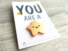 Load image into Gallery viewer, You are a star gold acrylic magnet