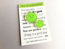 Load image into Gallery viewer, Pea of positivity tiny magnet set