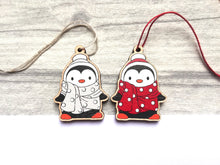 Load image into Gallery viewer, Mini penguin Christmas decorations