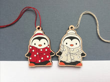 Load image into Gallery viewer, Mini penguin Christmas decorations