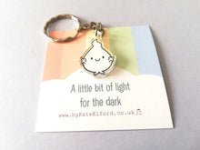 Load image into Gallery viewer, A little bit of light for the dark keyring, recycled acrylic