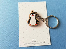 Load image into Gallery viewer, Miniature penguin keyring