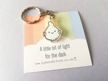 Load image into Gallery viewer, A little bit of light for the dark keyring, recycled acrylic