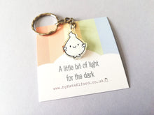 Load image into Gallery viewer, A little bit of light for the dark keyring, recycled acrylic