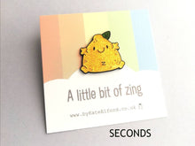 Load image into Gallery viewer, Seconds - A little bit of zing enamel lemon pin
