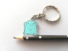 Load image into Gallery viewer, A little positive vibe keyring, recycled acrylic
