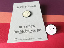 Load image into Gallery viewer, A spot of sparkle mini enamel pin