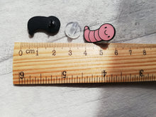 Load image into Gallery viewer, Lucky worm fishing gift, pink or glow in the dark