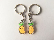 Load image into Gallery viewer, Keep bean you keyring, mini cute positive key fob, you are blooming amazing, made from recycled acrylic