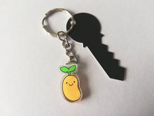 Load image into Gallery viewer, Keep bean you keyring, mini cute positive key fob, you are blooming amazing, made from recycled acrylic