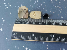 Load image into Gallery viewer, Seconds - Golden nugget of wisdom enamel pin, you are brilliant, B grade