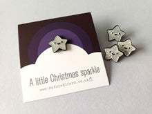 Load image into Gallery viewer, A little Christmas sparkle tiny star enamel pin
