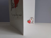 Load image into Gallery viewer, Penguin and Strawberry - Love You Berry Much, Blank Inside