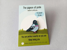 Load image into Gallery viewer, The Pigeon of Pride Enamel Pin