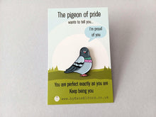 Load image into Gallery viewer, The Pigeon of Pride Enamel Pin