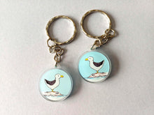 Load image into Gallery viewer, Seagull At The Seaside - Recycled Acrylic Keyring
