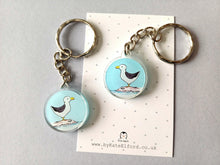 Load image into Gallery viewer, Seagull At The Seaside - Recycled Acrylic Keyring