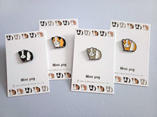 Load image into Gallery viewer, Mini pig enamel pins