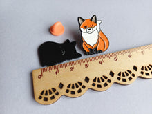 Load image into Gallery viewer, The Fearless Fox Enamel Pin - Small Positive Gift, Always Be You