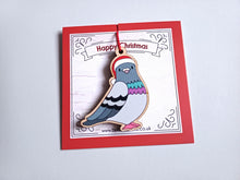 Load image into Gallery viewer, Pigeon Christmas Ornament - Little Wooden Decoration