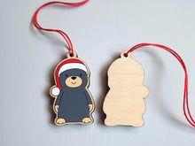 Load image into Gallery viewer, Mole Christmas Ornament - Little Wooden Decoration