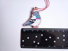 Load image into Gallery viewer, The Pigeon of Pride Christmas Ornament - Little Wooden Decoration