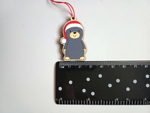 Load image into Gallery viewer, Mole Christmas Ornament - Little Wooden Decoration