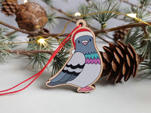Load image into Gallery viewer, Pigeon Christmas Ornament - Little Wooden Decoration