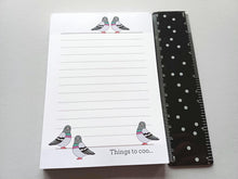 Load image into Gallery viewer, Pigeon A6 Notepad - Things To Coo