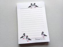 Load image into Gallery viewer, Pigeon A6 Notepad - Things To Coo