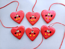 Load image into Gallery viewer, Penguin heart red