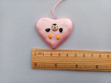 Load image into Gallery viewer, Penguin heart pink