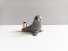 Load image into Gallery viewer, Penguin and seal