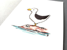 Load image into Gallery viewer, Seaside seagull print