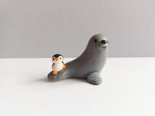 Load image into Gallery viewer, Penguin and seal