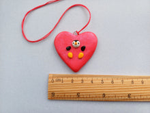 Load image into Gallery viewer, Penguin heart red