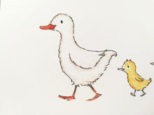 Load image into Gallery viewer, Duck and ducklings print