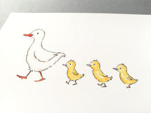 Load image into Gallery viewer, Duck and ducklings print