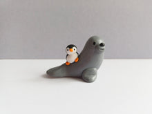 Load image into Gallery viewer, Penguin and seal