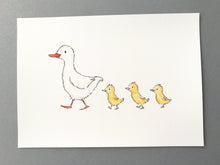 Load image into Gallery viewer, Duck and ducklings print
