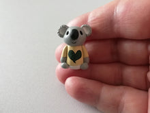 Load image into Gallery viewer, Very tiny pottery koala

