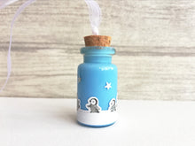 Load image into Gallery viewer, Mini glass penguin bottles
