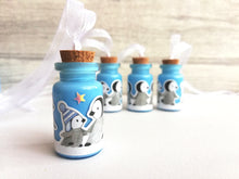 Load image into Gallery viewer, Blue Christmas penguin bottles
