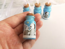 Load image into Gallery viewer, Blue Christmas penguin bottles