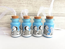 Load image into Gallery viewer, Blue Christmas penguin bottles