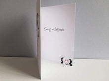 Load image into Gallery viewer, Congratulations penguin card